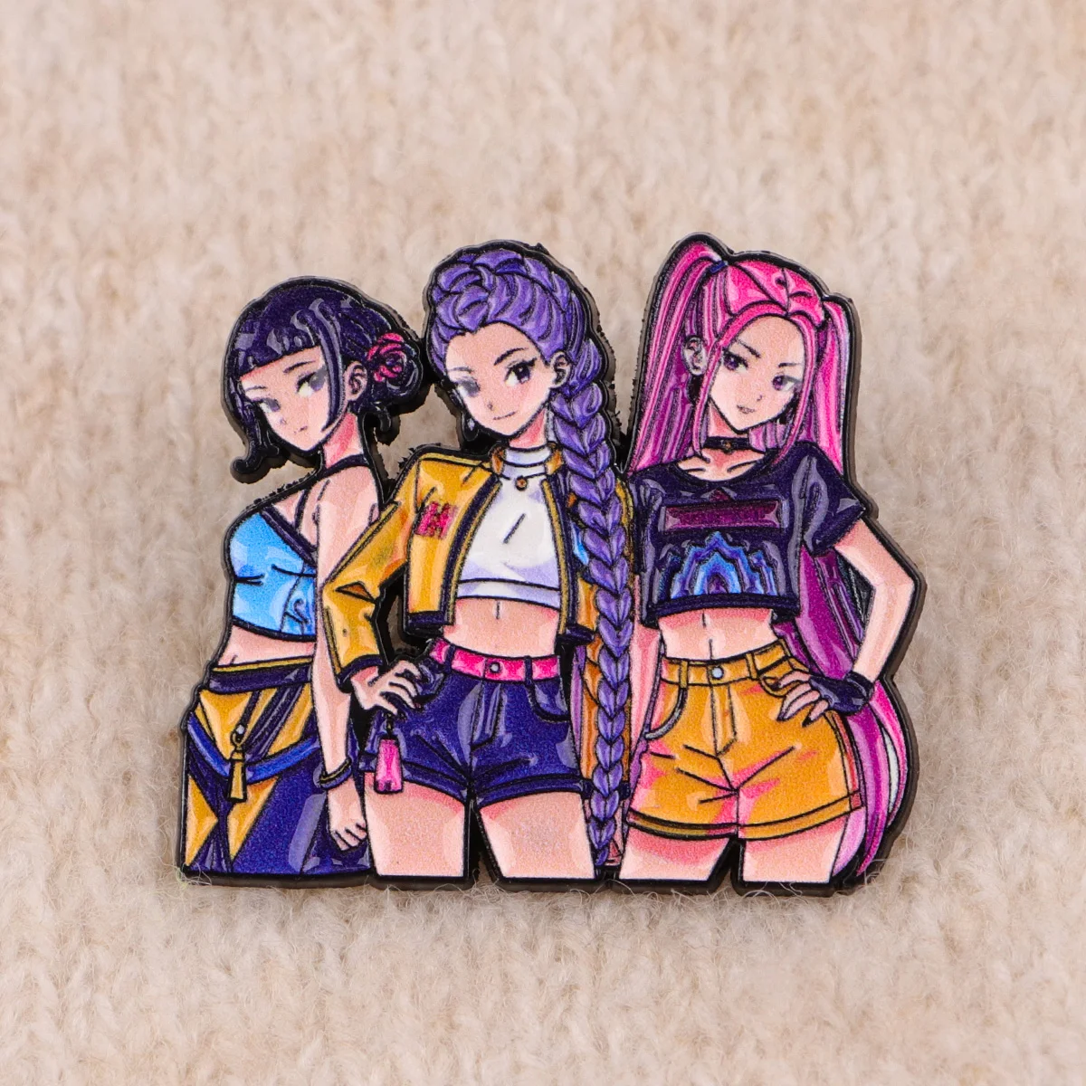 Cool Anime musique filles Badges broches pour vêtements épinglettes émail broche mignon femmes broche sur sac à dos accessoires de mode