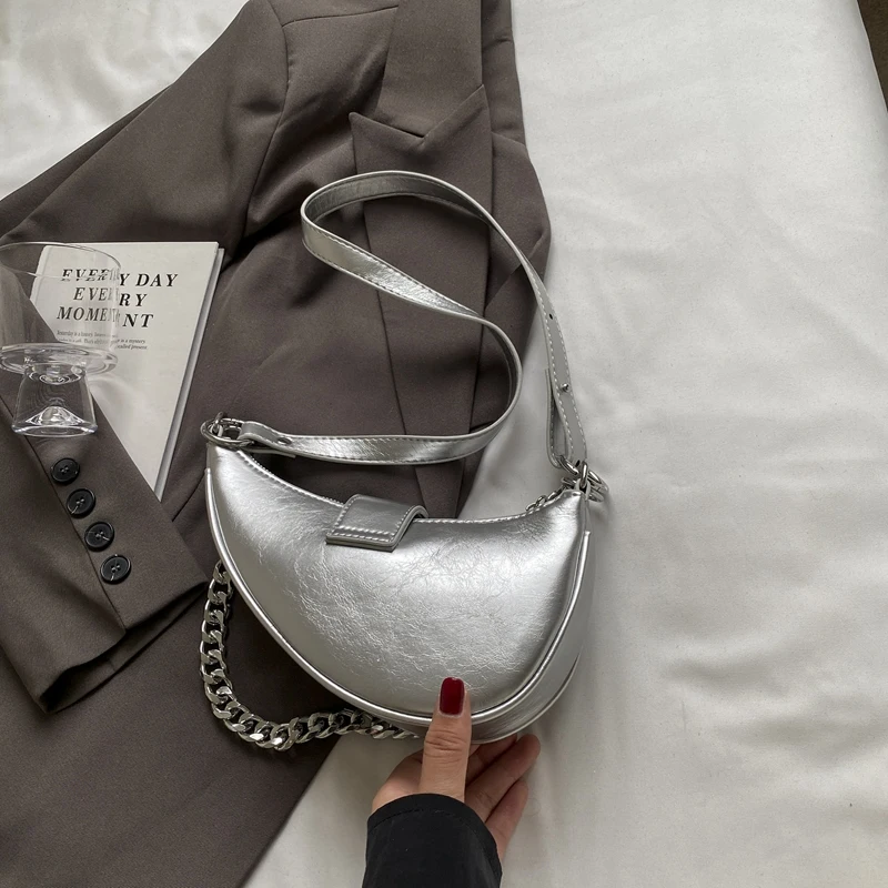 

2025 Новая шикарная сумка через плечо для подмышек, универсальная женская сумка через плечо, модная сумка «день-ночь», элегантная многосторонняя сумка