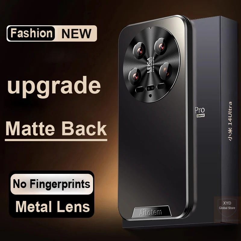 

For Xiaomi 14 Ultra Case Frosted Matte Skin Brand Phone Case For Xiaomi 14 Ultra Mi14 Mi 14Ultra Cover Shell Bumper Funda Coque