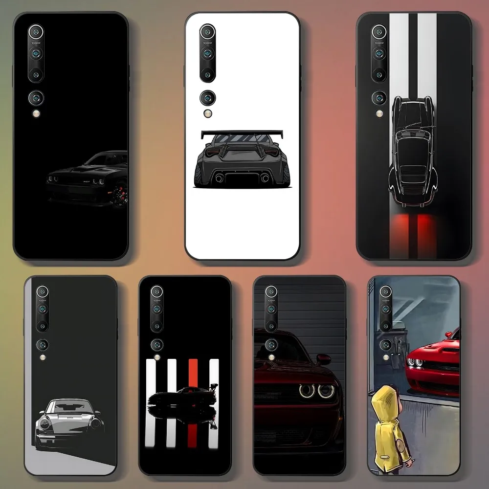 D-Dodge C-Challenger S-RTs Phone Case For Xiaomi 11 Redmi Note 11 5G 8T 9A 9 10T Note8Pro Note9 12SUltra Black Case