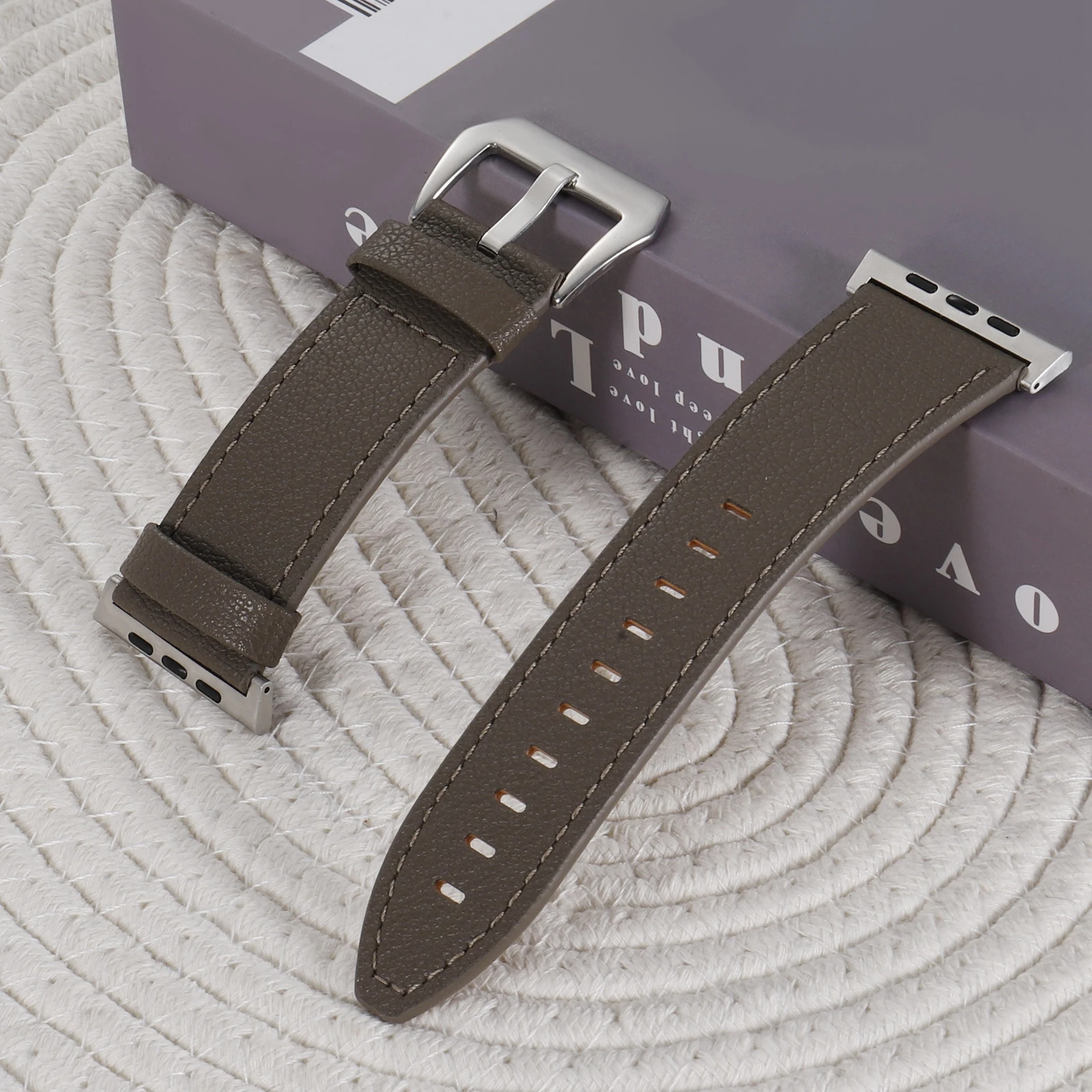 Neues Ultra Wide Magnet-Lederarmband für Apple Watch Band Series Ultra 11/10/9/8/7/6/5/4 42mm 44mm 45mm 46mm Armband – Detail 19
