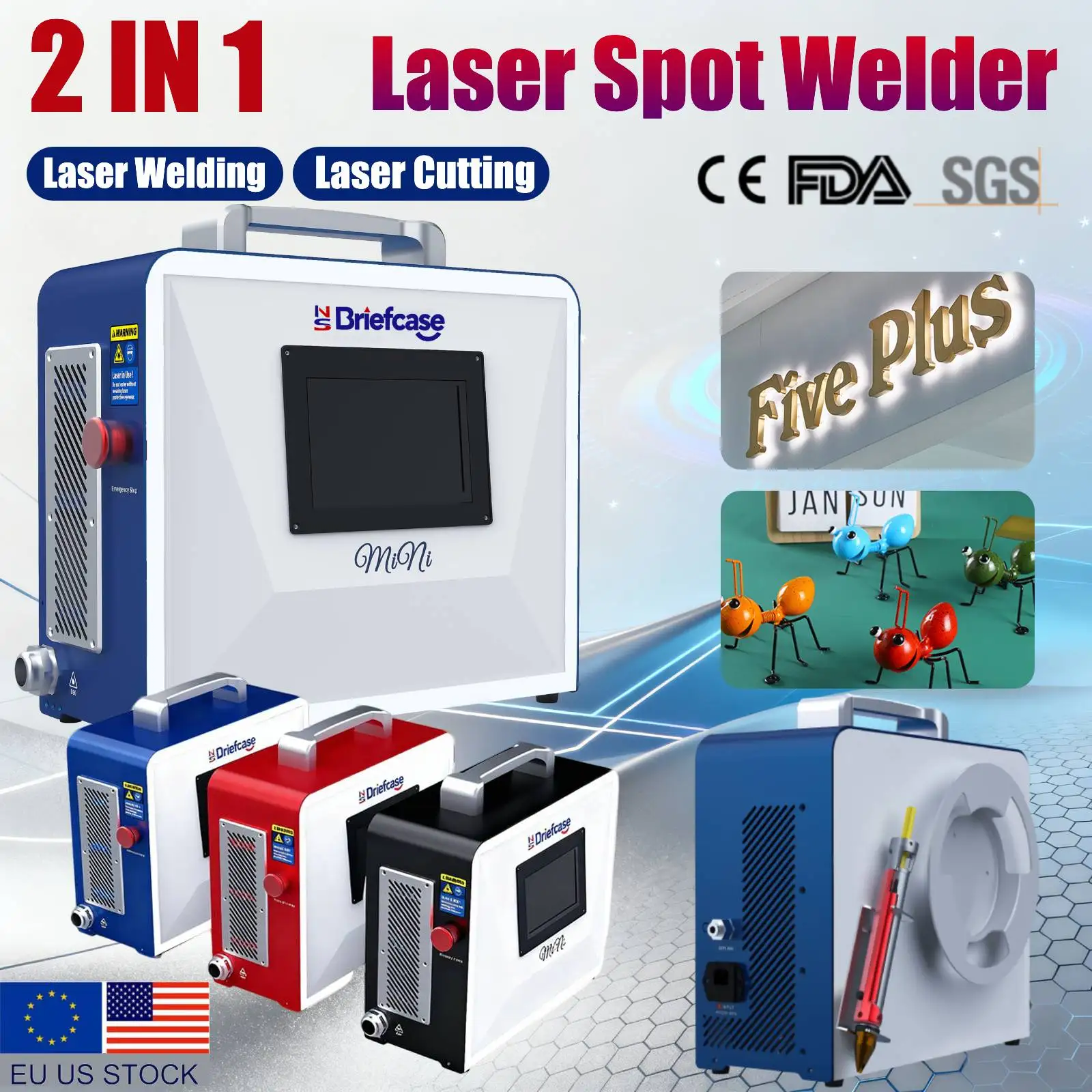 2 In 1 Handheld Spo…