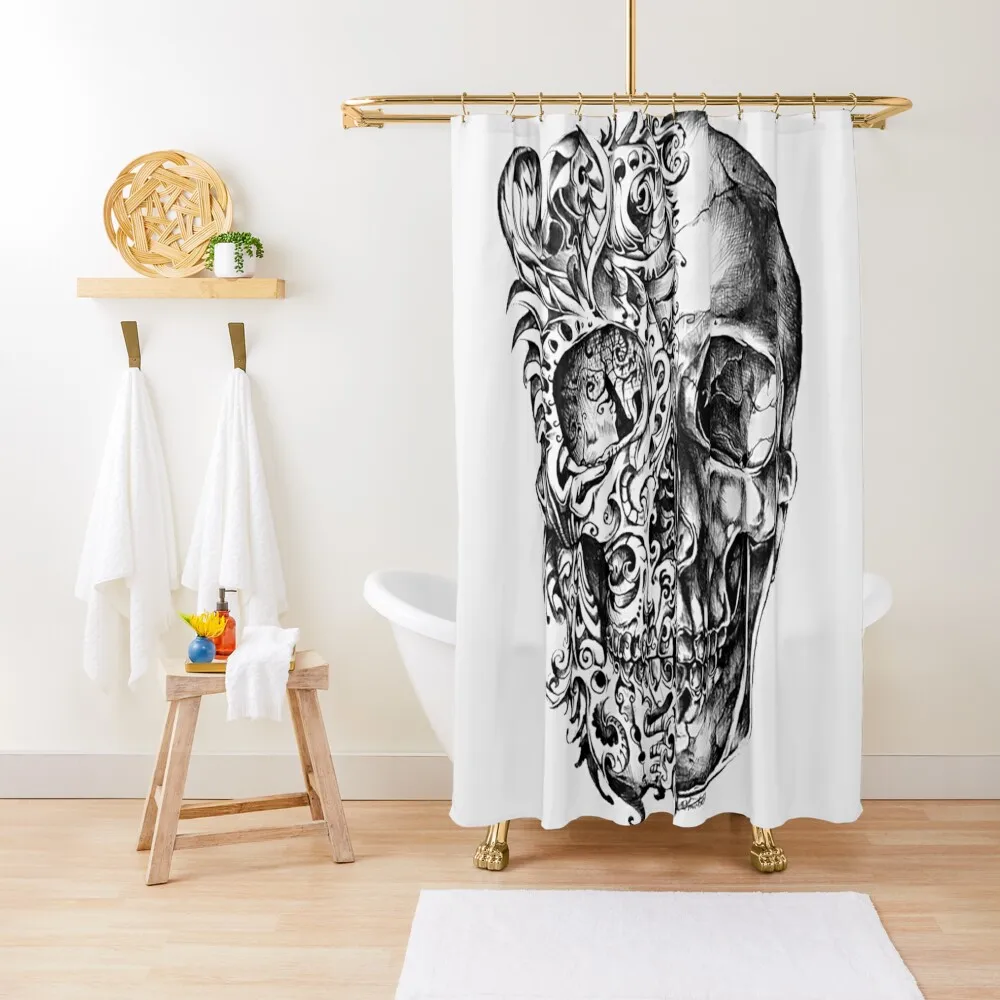 

scary skull Shower Curtain For The Bathroom Bathroom For Shower Window Shower Bath Curtain