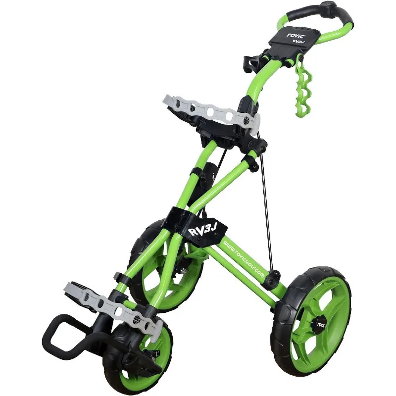 Rovic Model RV3J Junior Youth 3-Wheel Golf Push Cart