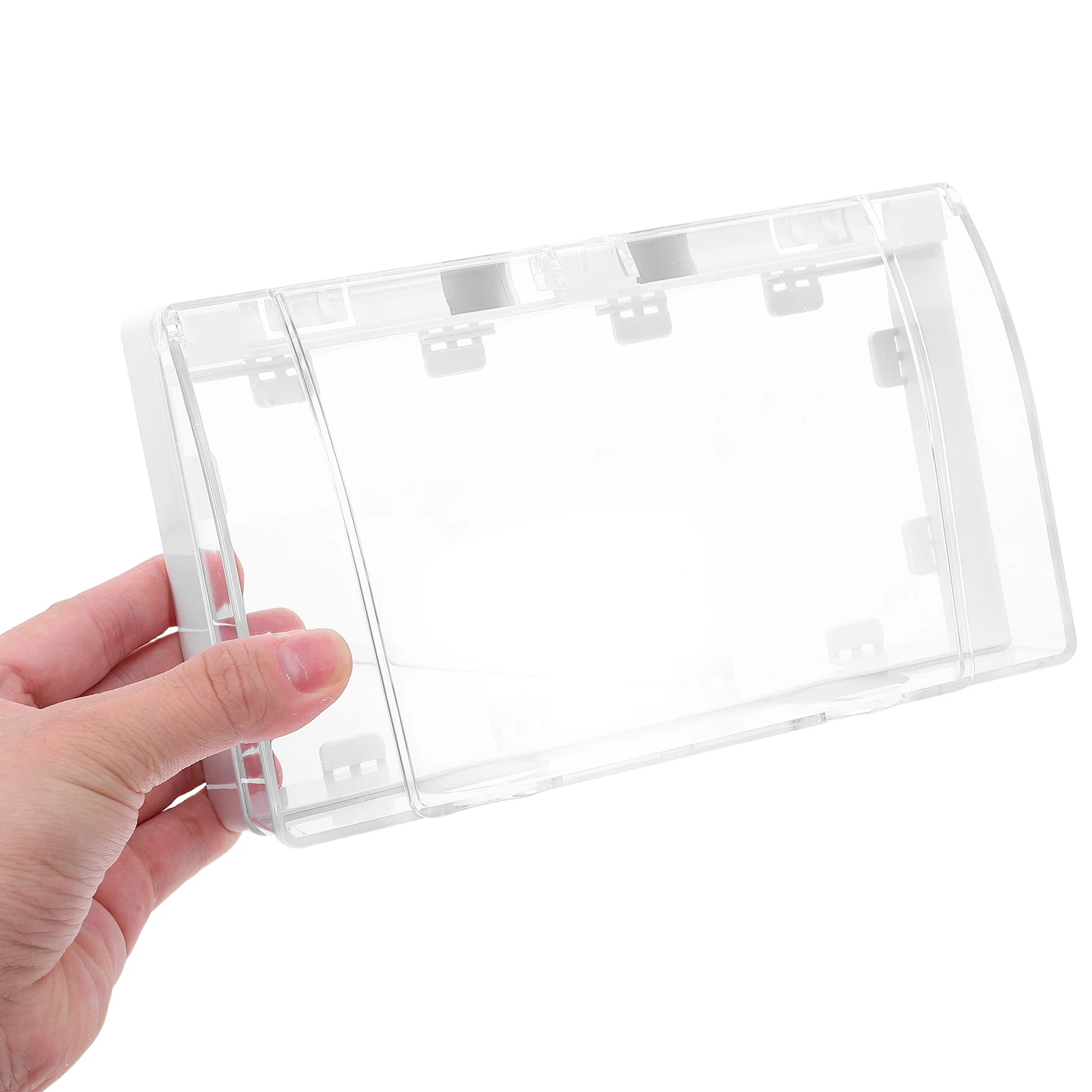 

Waterproof Plug Outlet Covers 86 Type Transparent Self Adhesive Wall Plate Cover for Bathroom Kitchen Socket Protector Box