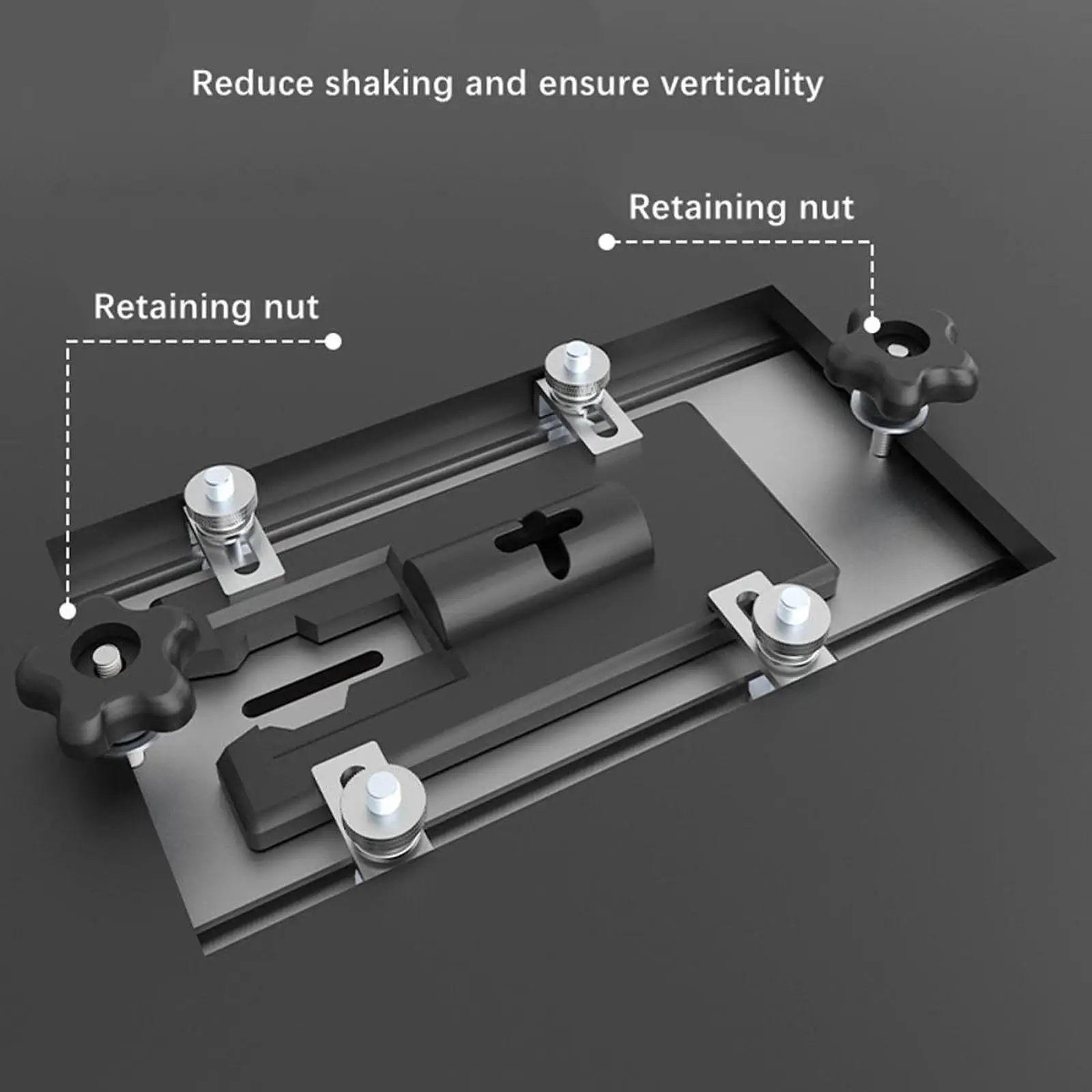 電動ジグソーフリップボード-プレミアム高性能-正確な中心穴ブッシング-木工用プロ仕様アルミニウム合金