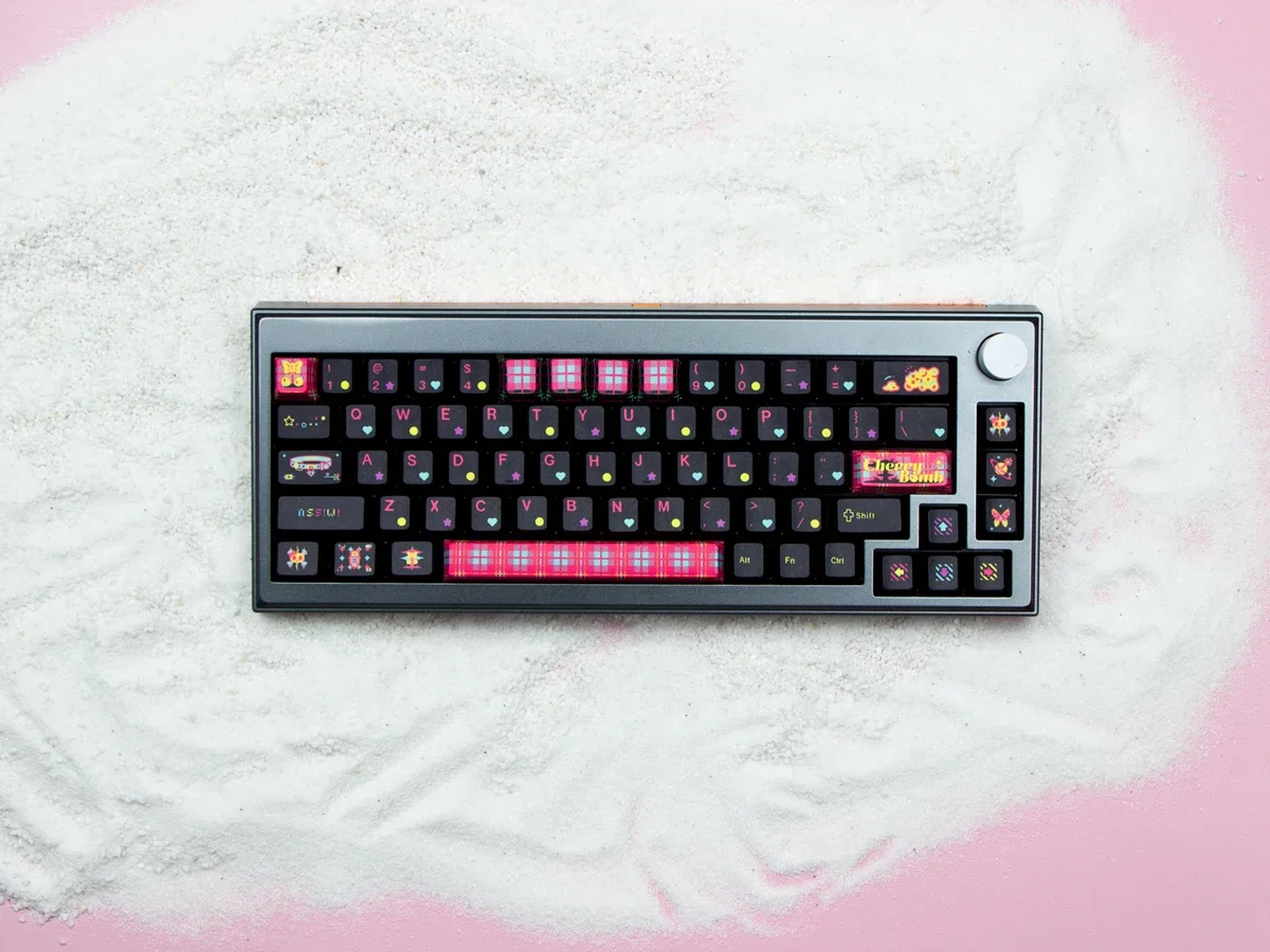 Original Keycap Bad Sweetheart/Wine Heart Chocolate/Princess Knight/Girl Diy Customized Keyboard Cap