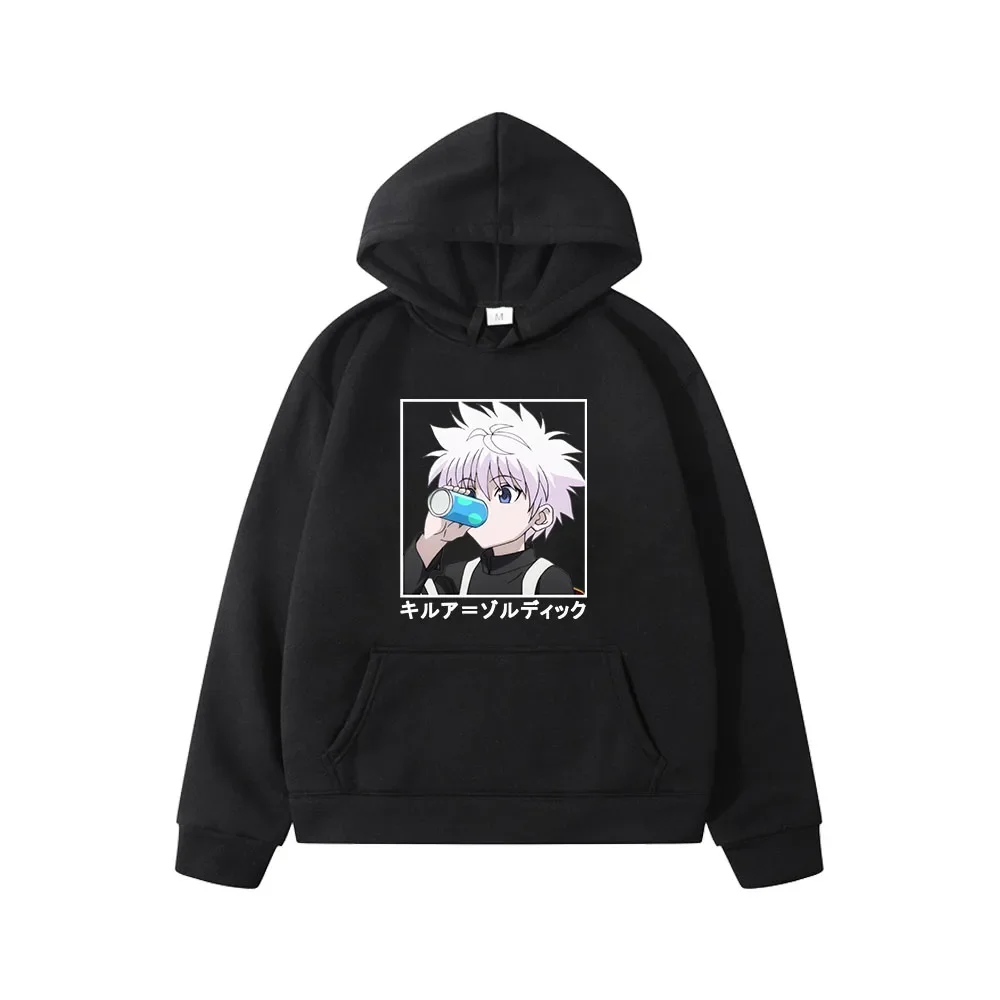 Children\'s Clothing Hunter X Hunter Hoodies Killua Zaoldyeck Loose Hooded Sweatshirt for Girl Hoody Pullover Clothing for Boys