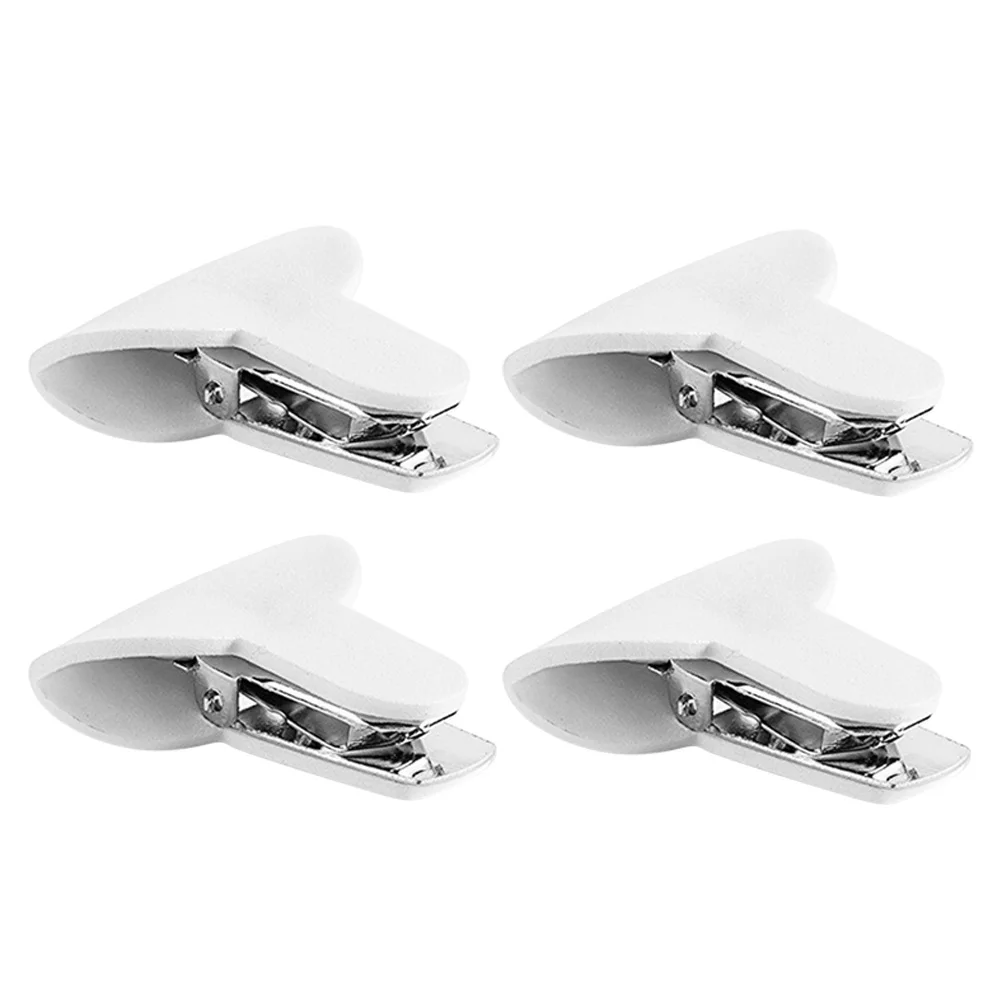 

4pcs Padded Comforter Clips Quilt Fasteners Nonslip Bed Cover Buckle For Blanket Sheet Fixing Drapery Padded Clips