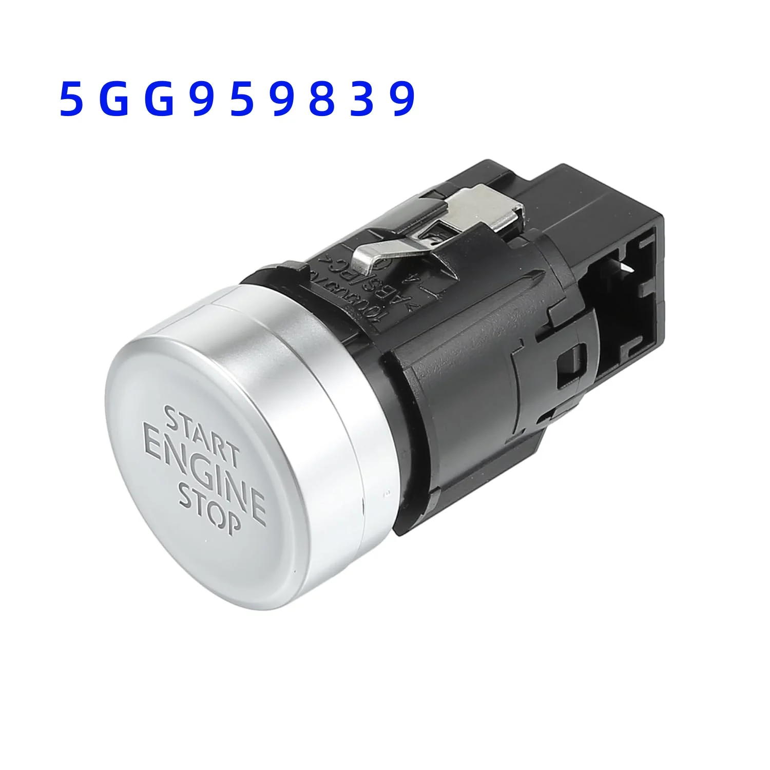 

5GG959839 Push Button Starter Switch 5G1959839A Engine Start Stop Switch Button for Volkswagen Golf 7 MK7 2013-2017 Silver Tone