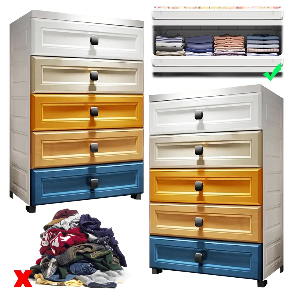 

Портативный комод-органайзер на колесиках: вместительный шкафчик для хранения, прикроватная тумбочка для спальни, прихожей, детской комнаты
