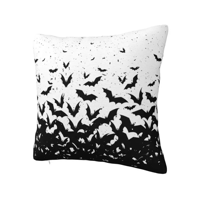 Custom Halloween Vampire Bats Throw Pillow Case Bedroom Decoration 3D Printing Sofa Cushion Cover Polyester Cozy Pillowcase