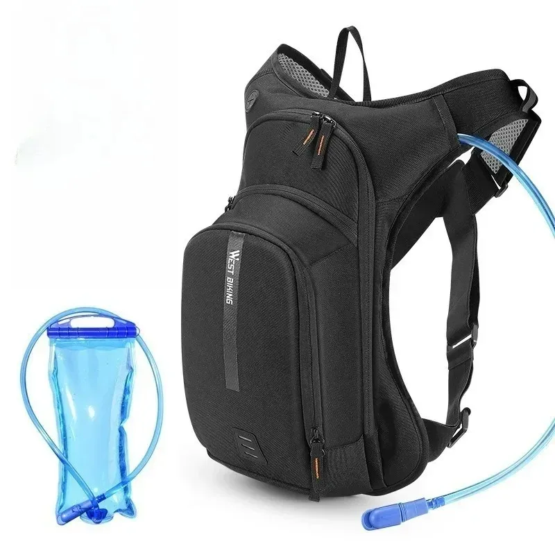 

Ultralight Cycling Backpack Ergonomic Strap MTB Road Bicycle Bag FOR with Water Bag Outdoor Hiking Climbing Bag WEST BIKING 10L
