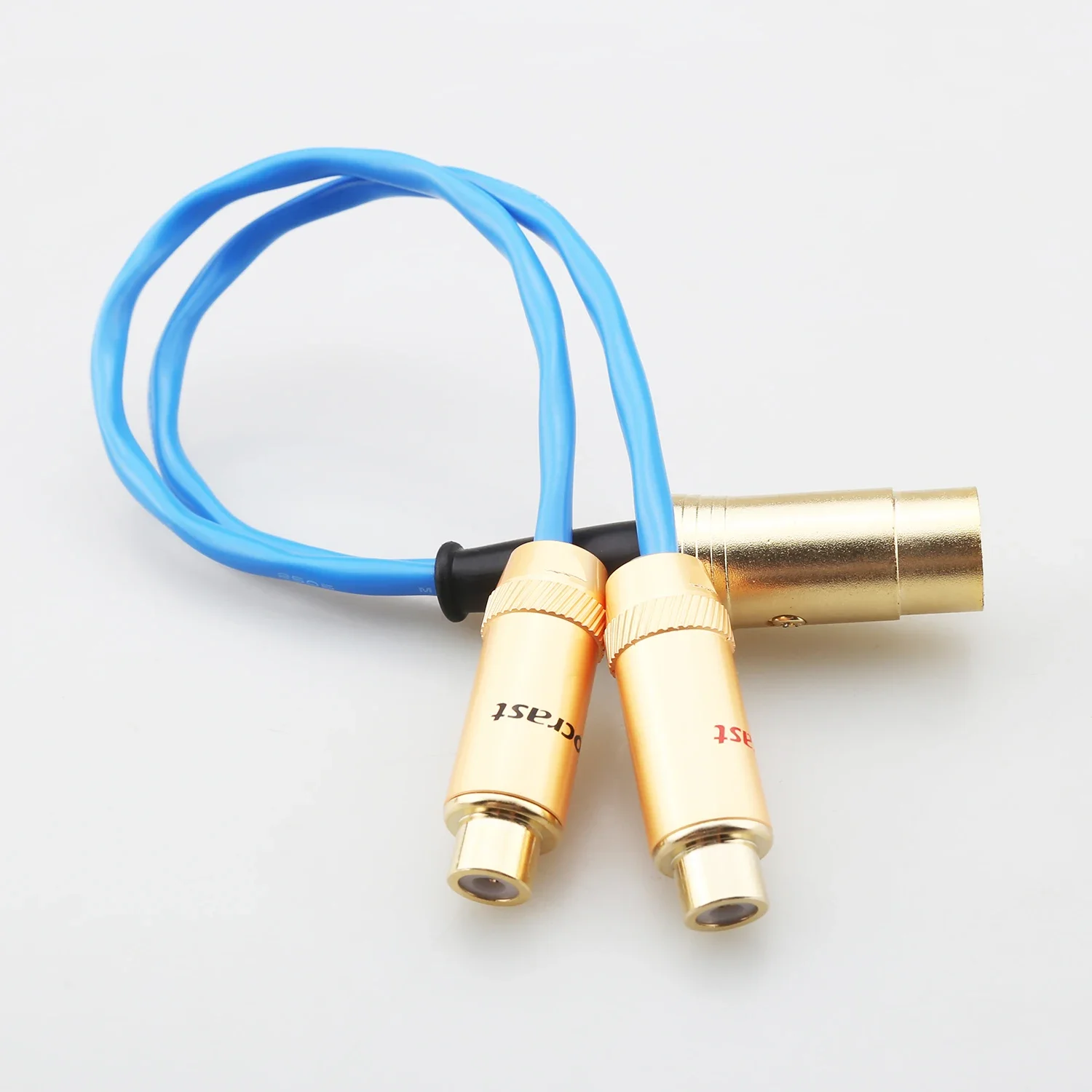 Audiocrast 5-poliges DIN-Stecker auf 2 RCA-Buchse Audio-Adapterkabel, professionelles Soundkabel, kompatibel mit Bang Olufsen-Verstärker – Detail 2