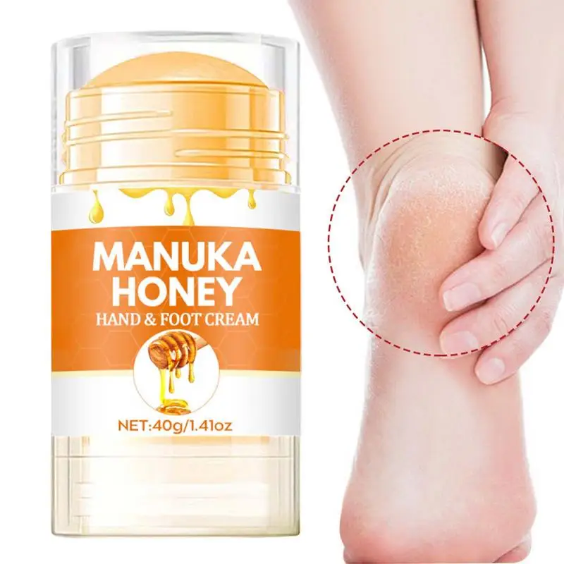 

Медовый крем для рук для ног, сухие потрескавшиеся ноги, пятки, нежное отшелушивание, смягчающая кожа, ультраувлажняющий крем для рук, ног, бальзам для ног