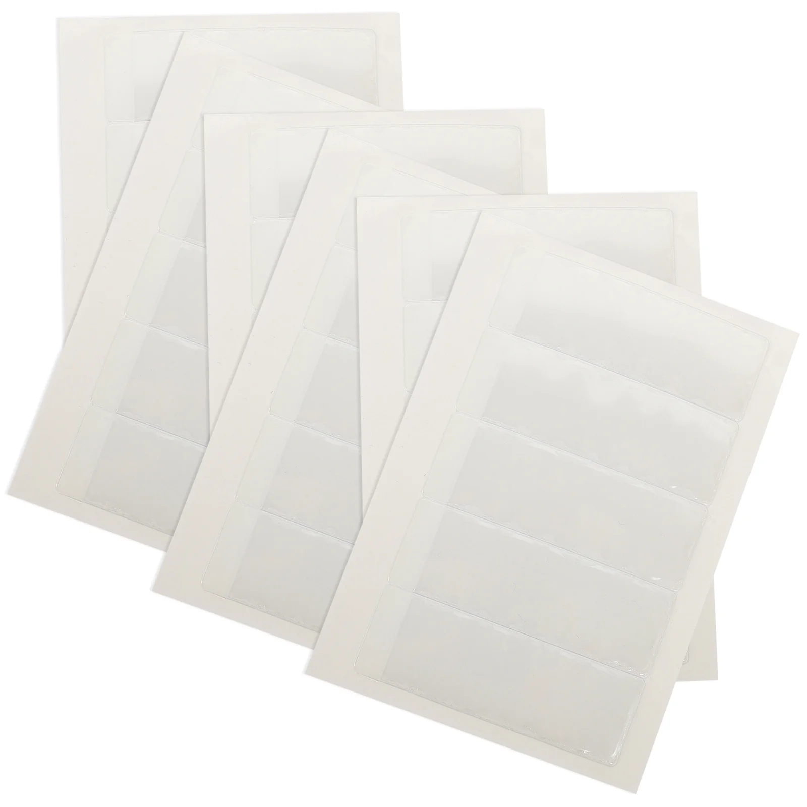 

6 Sheets File Classification Post Self-adhesive Index Card Pockets Material Label Holders Pvc Product