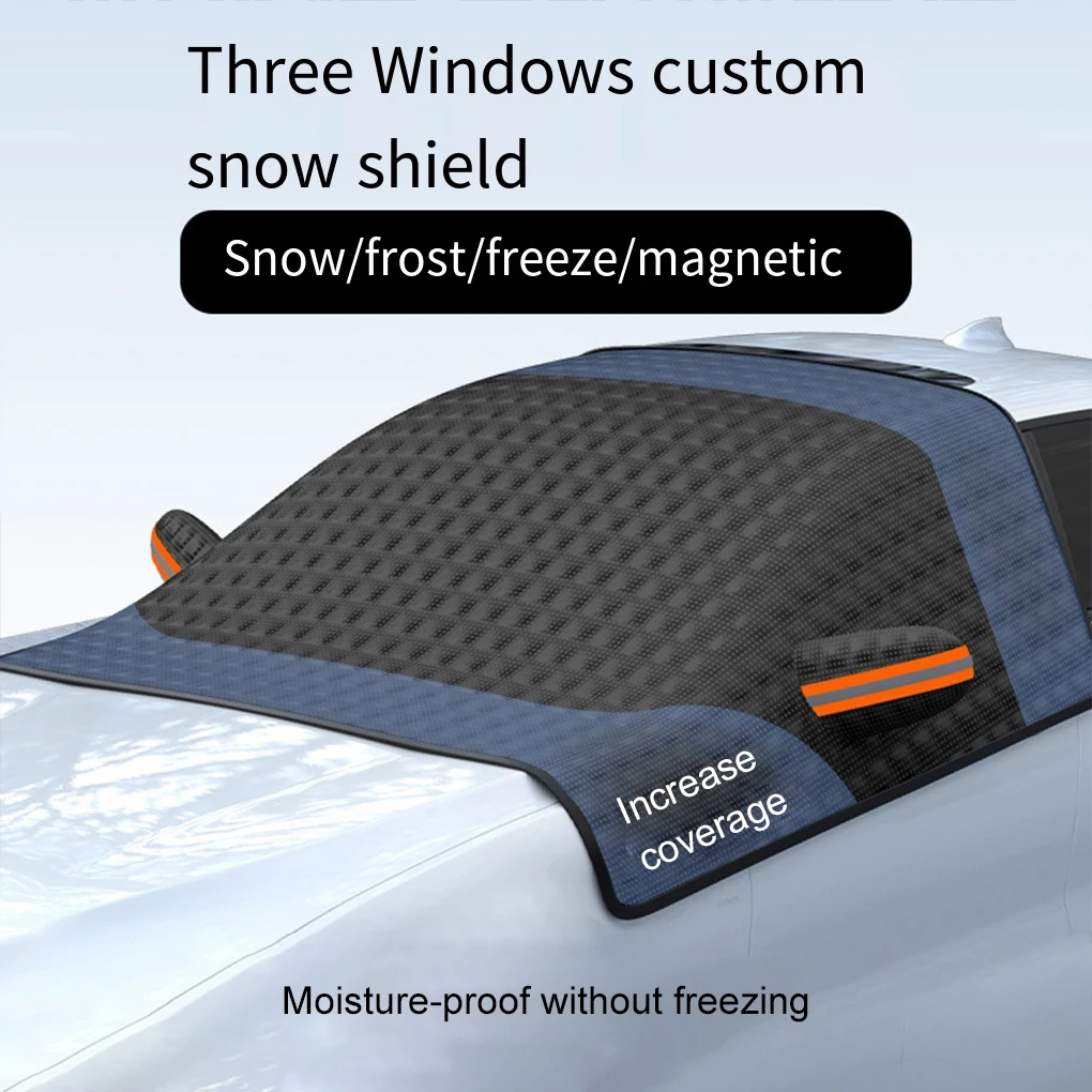 Winter Autoruit Sneeuwhoes Groot Formaat Magnetische Voorruit Sneeuwhoes Anti Freeze Sneeuw Voorruit Covers Glazen Zonneklep