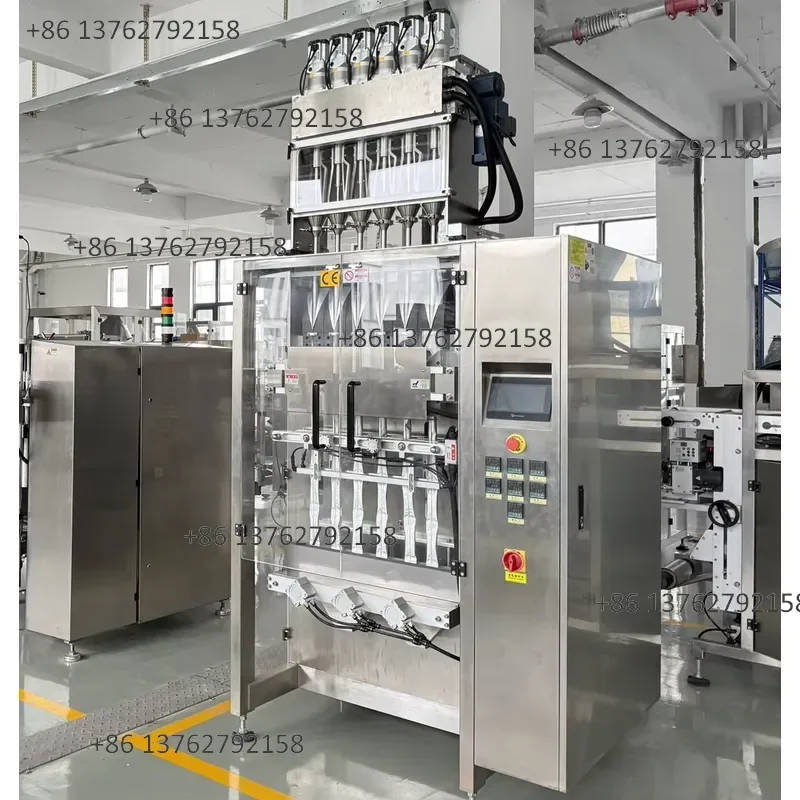 【2026】 JT-600-6F Premium Device Fully Automatic High Efficiency 6 Lanes Stick Pouch Powder Packaging Machine