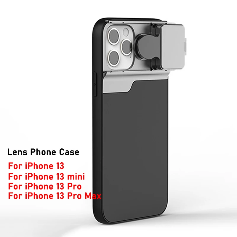 

5 in 1 Phone Lens Case Kit 10X 30X Super Macro Lens CPL Filter Fisheye 2X Telephoto Lens Cover for iPhone 13 mini / 13 Pro Max