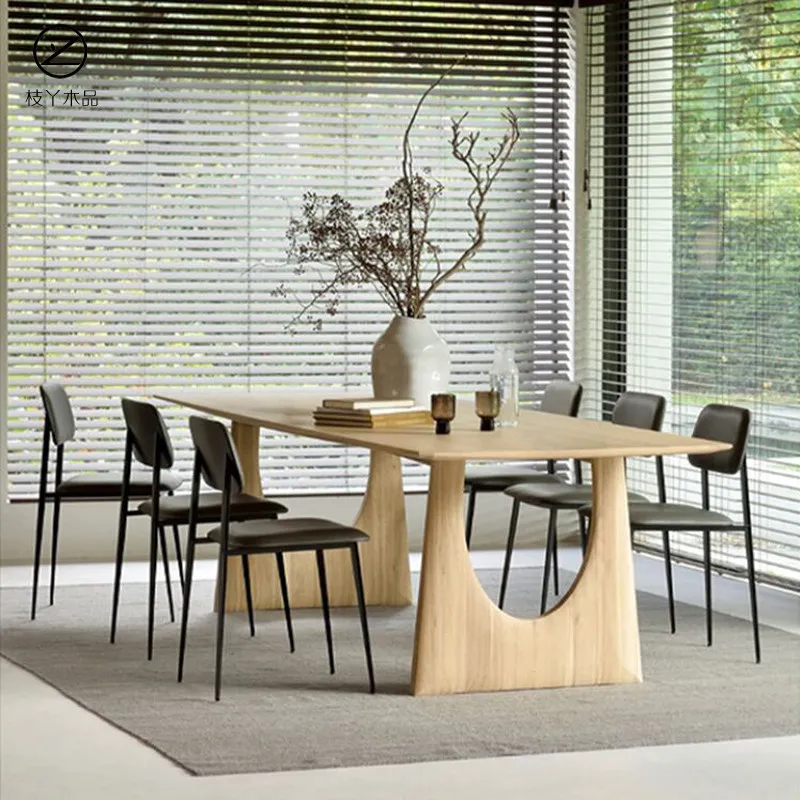 dining simple modern oak dining rectangular dining  computer desk creative conference