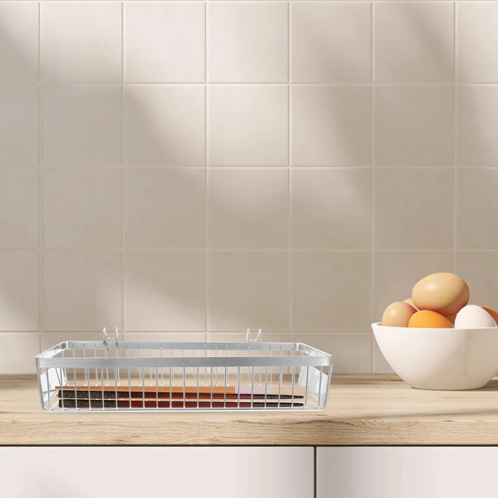 

Stainless Steel Dishwasher Chopstick Basket Kitchen Utensil Holder Multi-Functional Cutlery Storage Rack Silverware Organizer