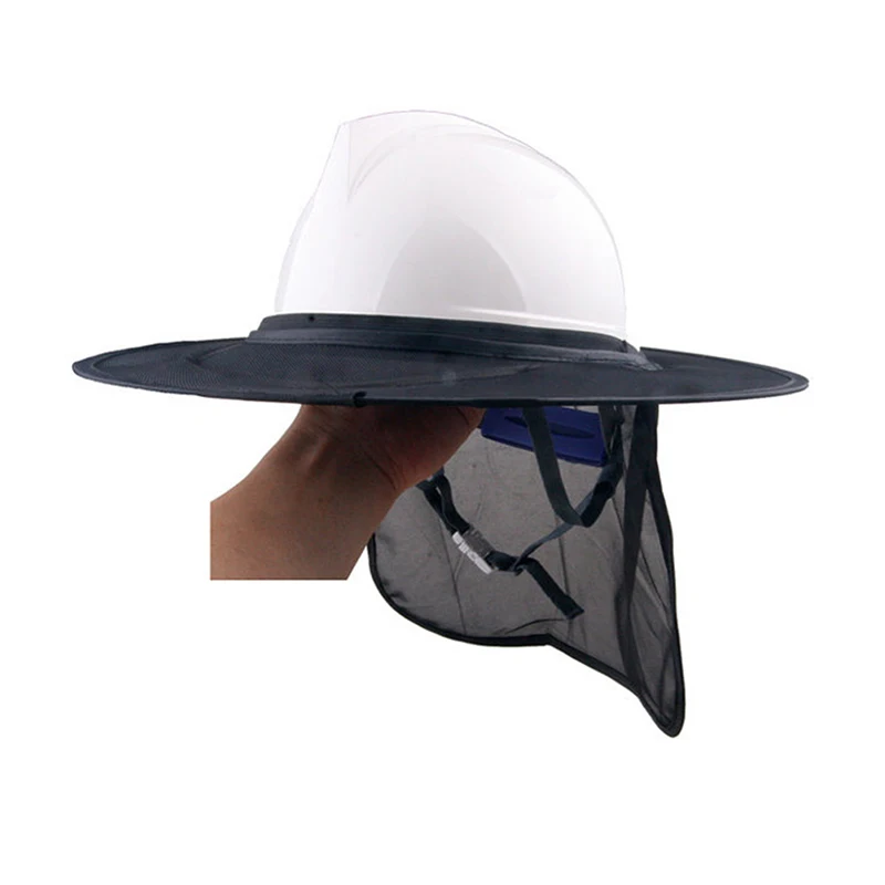 Construction Safety Reflective Hard Hat Neck Shield Helmet Sun Shade Reflective Stripe Kit Summer Sun Protection Prevent Sunburn