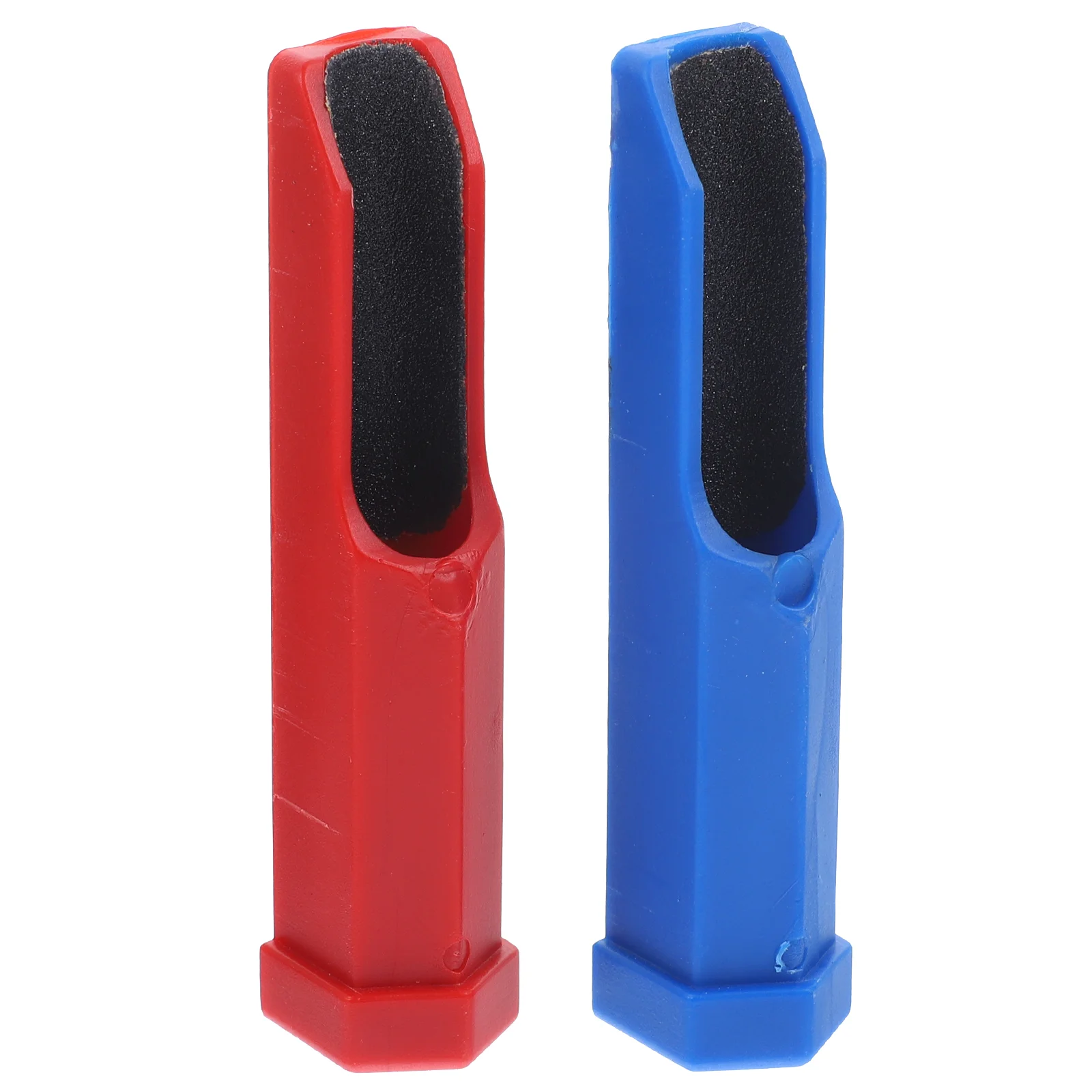 2 Pcs Pool Cue Grinder Billiard Sticks Tie Burnisher Plastic Trimmer Tip Shaper Former Portable Sander Tool File