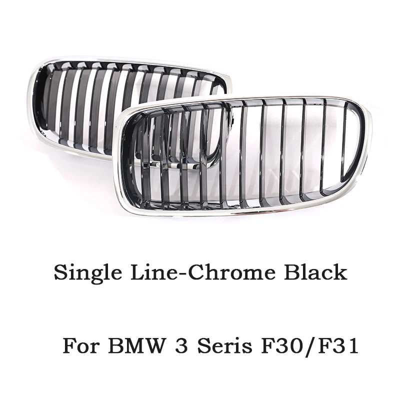 Gloss Black Chrome M Color Grille ABS Kidney OE Grill For BMW 3 Series F30 F31 F35 2012-2019 320i 328i 330i 340i Accessories image 3