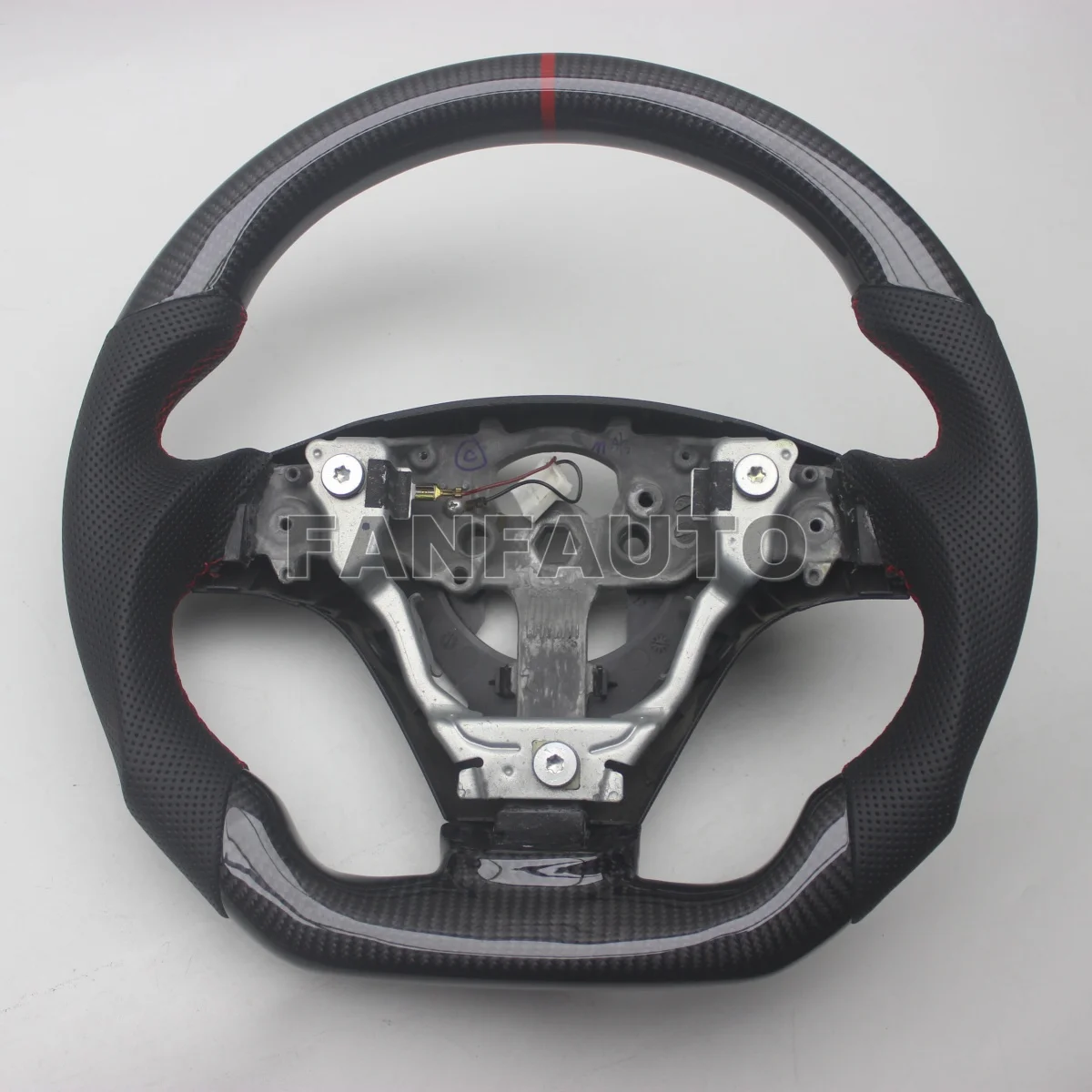 Vervangend Echt Koolstofvezel Stuurwiel Met Leer Voor Mazda 3 Mazda3 Mazdaspeed3 2004-2008