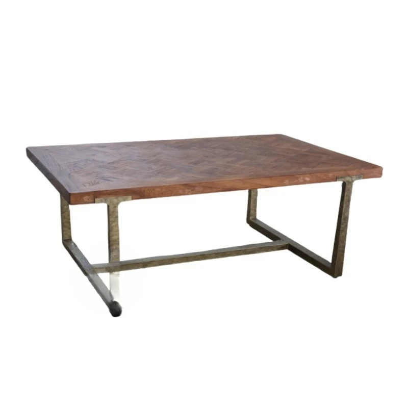 Rectangular coffee table, home solid wood, vintage table, solid wood