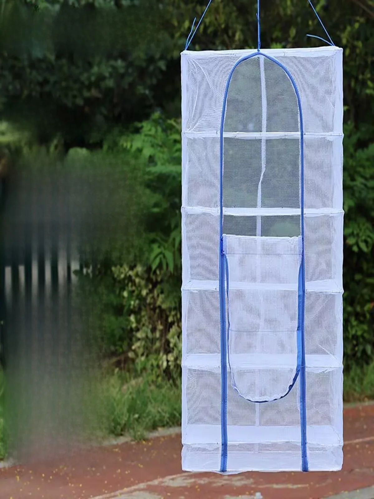 Filet à Drng blanc Fi, Cage Anti-mouche, panier à légumes multicouche, usage domestique, outil de Drng pour patate douce, stockage extérieur Ra