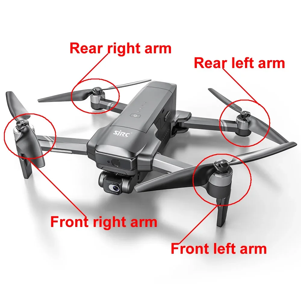 Sjrc Speelgoed Drone Originele Accessoires Borstelloze Motor Arm Onderdelen Voor F22/ F22S Rc Quadcopter 4K Hd Camera drone