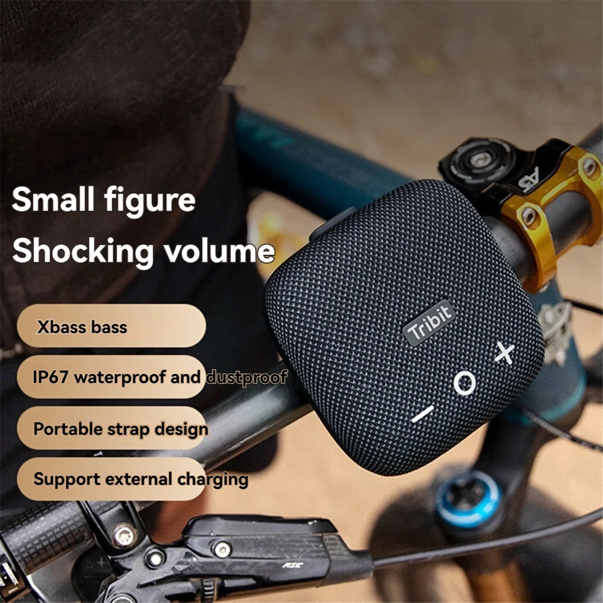 2025-3C  StormBox Micro-Type 2 Portable Bluetooth Speaker 90dB Loud Sound Deep Bass Camp Small Speaker