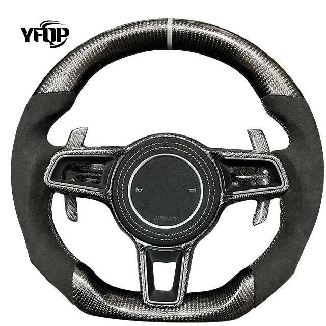 Upgrade for Porsche Panamera Macan Cayenne 718 918 911 992 Carbon Steering Wheel