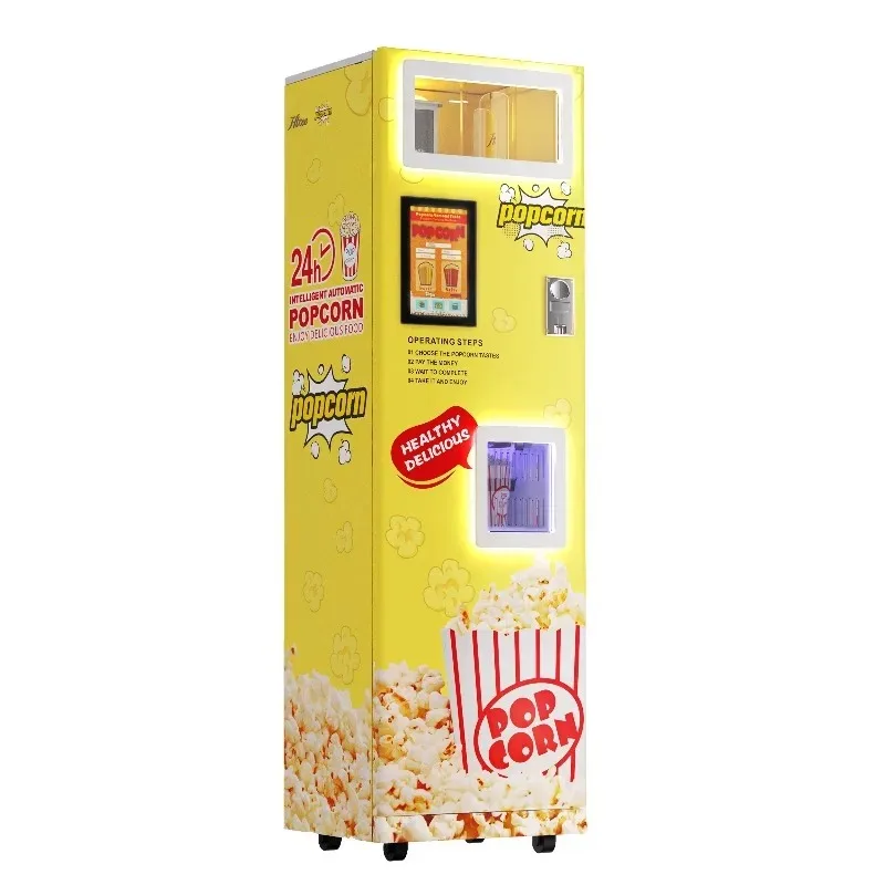 Customized Commercial Mini Popcorn Vending Machine 2 Flavors with CE