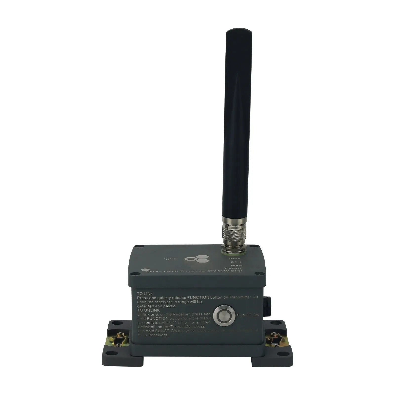 100MW 500-meter Waterproof Wireless DMX512 Transmitter DMX Wireless Transmitter for Stage Lighting