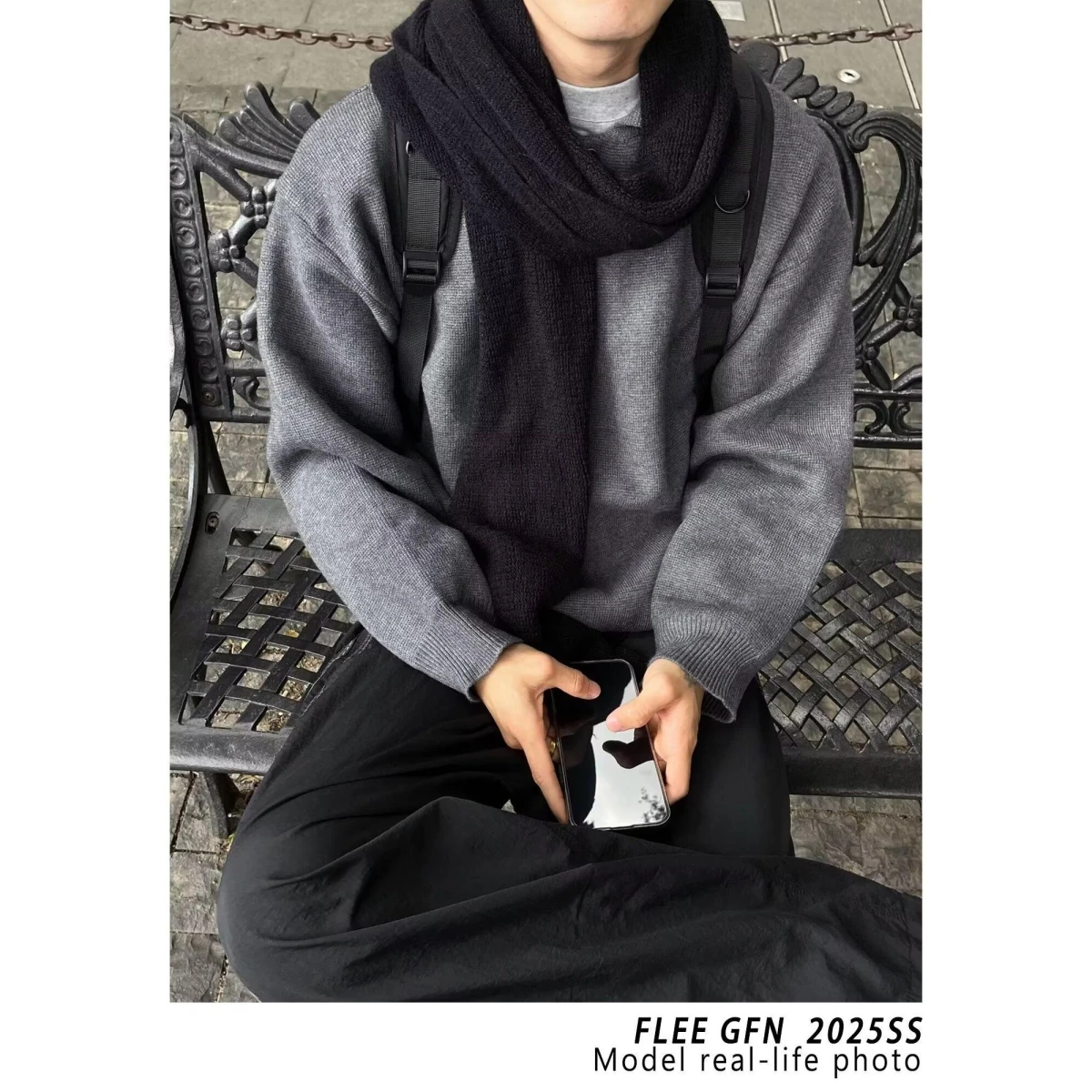 

Ay Трикотаж с воротником Базовый слой Корейский Sle Мужчины Женщины Внутренняя одежда Осень Зима Новый ленивый топ Quali Полиэстер F...