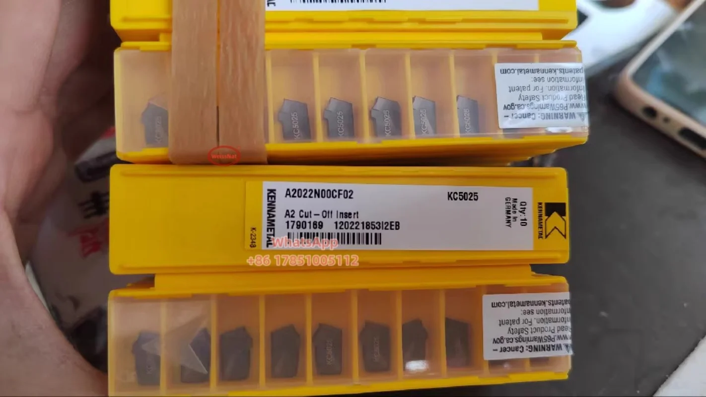 A2022N00CF00,A2022N00CF02 ,A2022N00CM02,A2022N00CR02,A2022R16CF00, KC5025 KCU25 Carbide Insert,A2022 Grooving Insert - Image 5