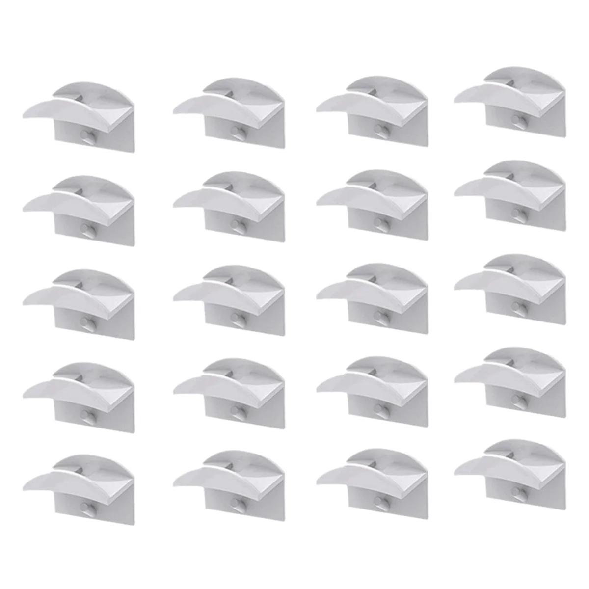 מחזיק כובע בייסבול עבור קיר, מדפי כובע דבק עבור כובעי בייסבול, ווים תצוגה חזק במיוחד, אין קידוחים-b