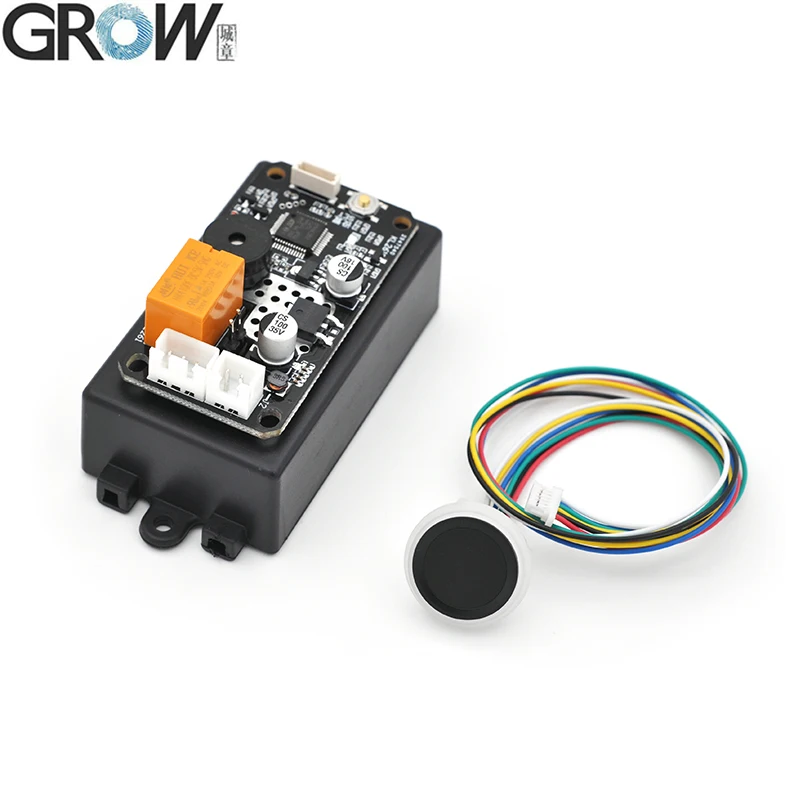 GROW KL261-Placa de Control de acceso de huella dactilar, DC5.5-15V, salida real, bajo consumo de energía, modo de encendido autoblocante