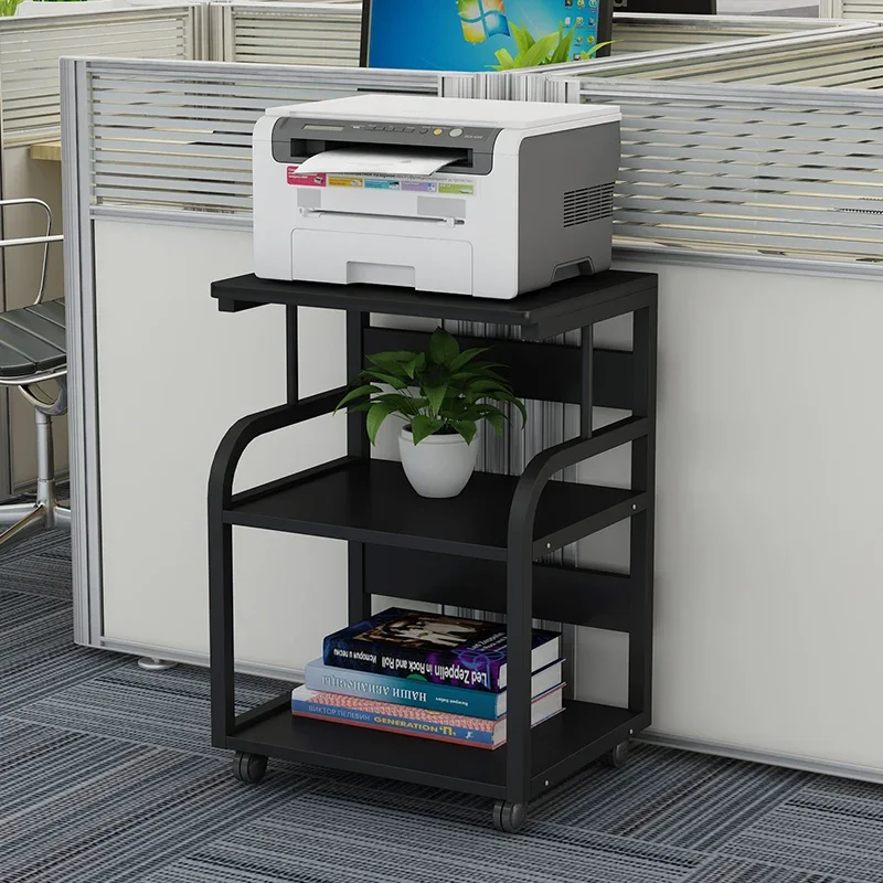 

Advanced printer rack, multiple racks, simple modern mobile, floor standing office desk, side home computer box, storage rack