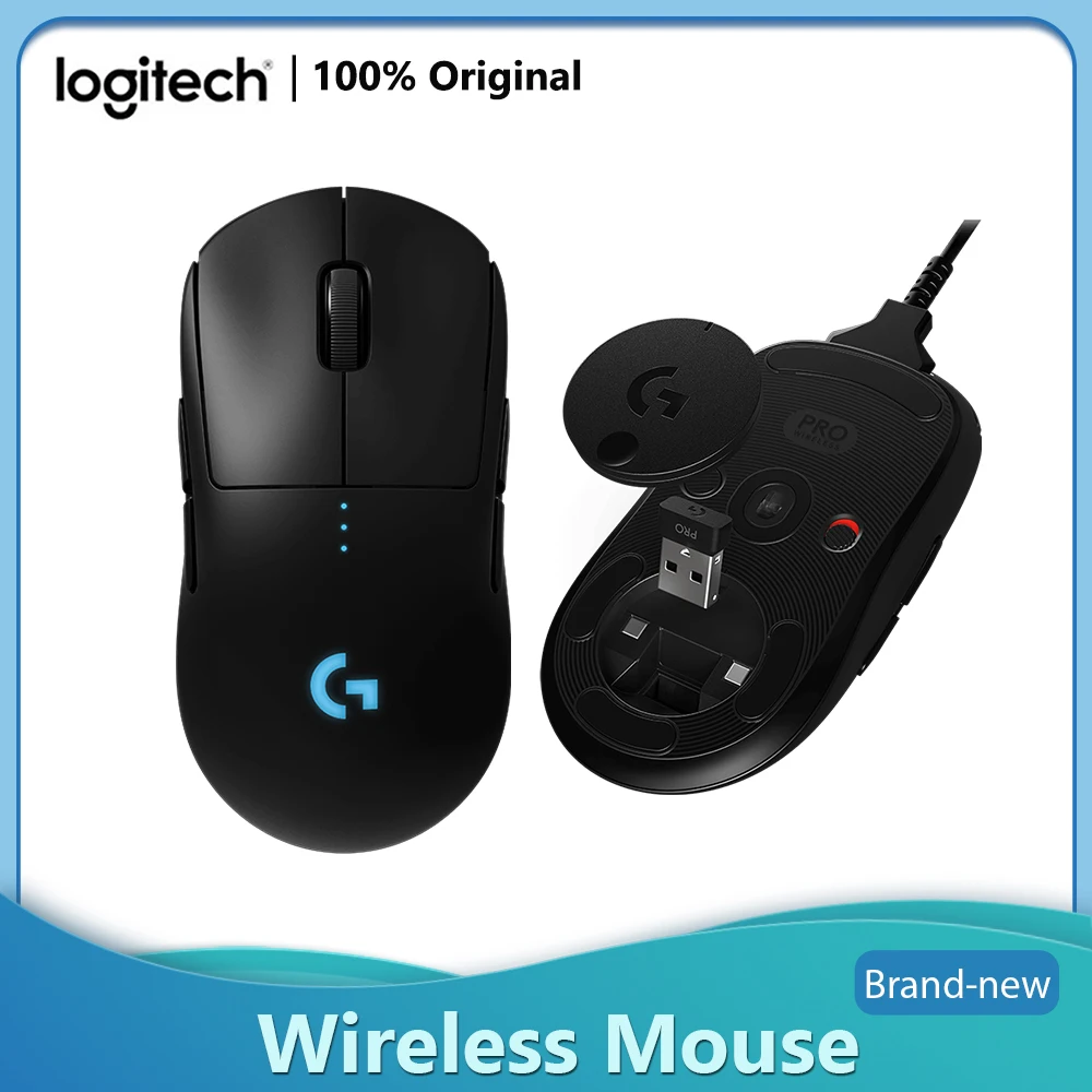 Logitech G Pro Wireless Gaming Mouse Esports Grade Performance HERO 25K Sensor LIGHTSPEED  LIGHTSYNC POWERPLAY Compatible