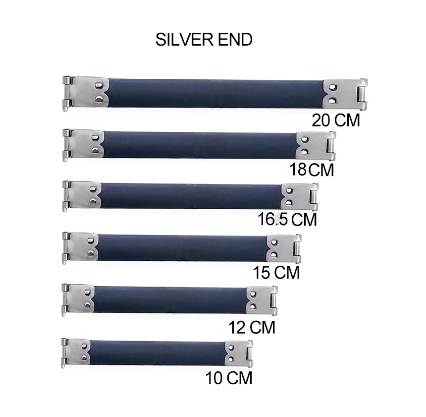 20cm Marco de Metal para monedero accesorios flexibles internos bolso cierre de resorte 4 colores
