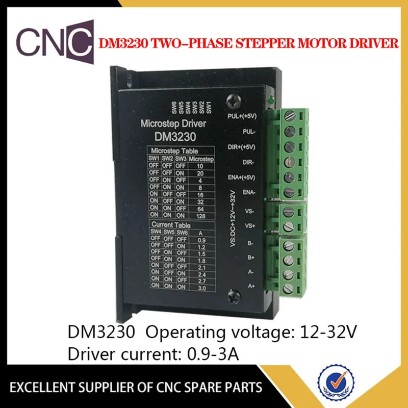 DM3230 Nema 42 57 two-phase stepper motor driver 3A 12-32V