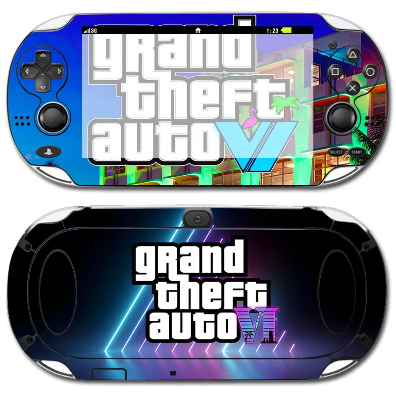 New Game  Vinyl Skin Sticker Protector For PSvita 1000 For PSv 1000 Decal Cover