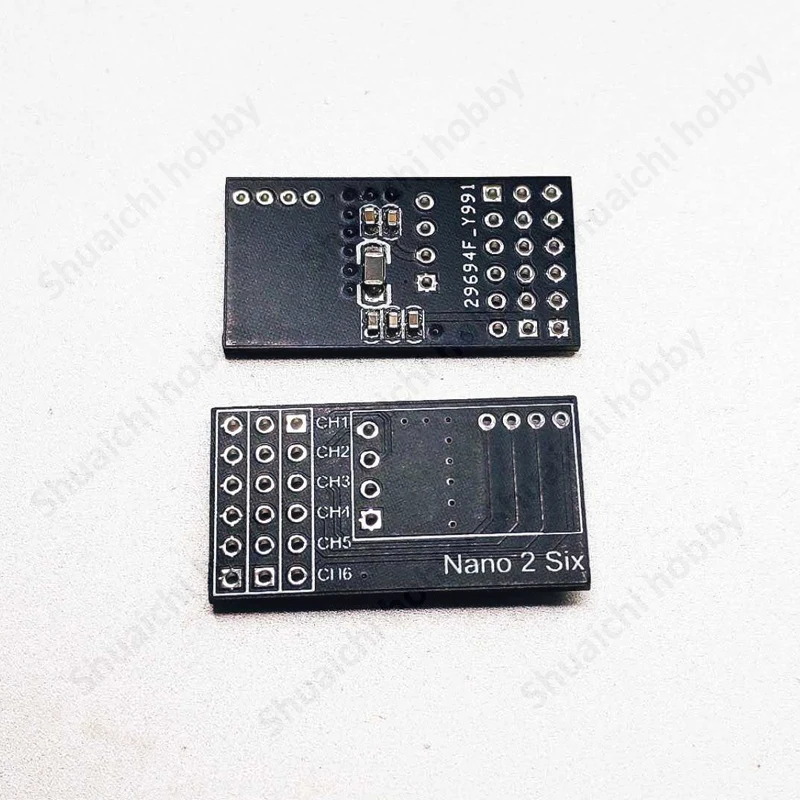 1PCS For Nano Receiver Signal Converter 6-Channel PWM Output Expansion Board Part for RC Fixed Wing Airplane/Quick-Connect Servo
