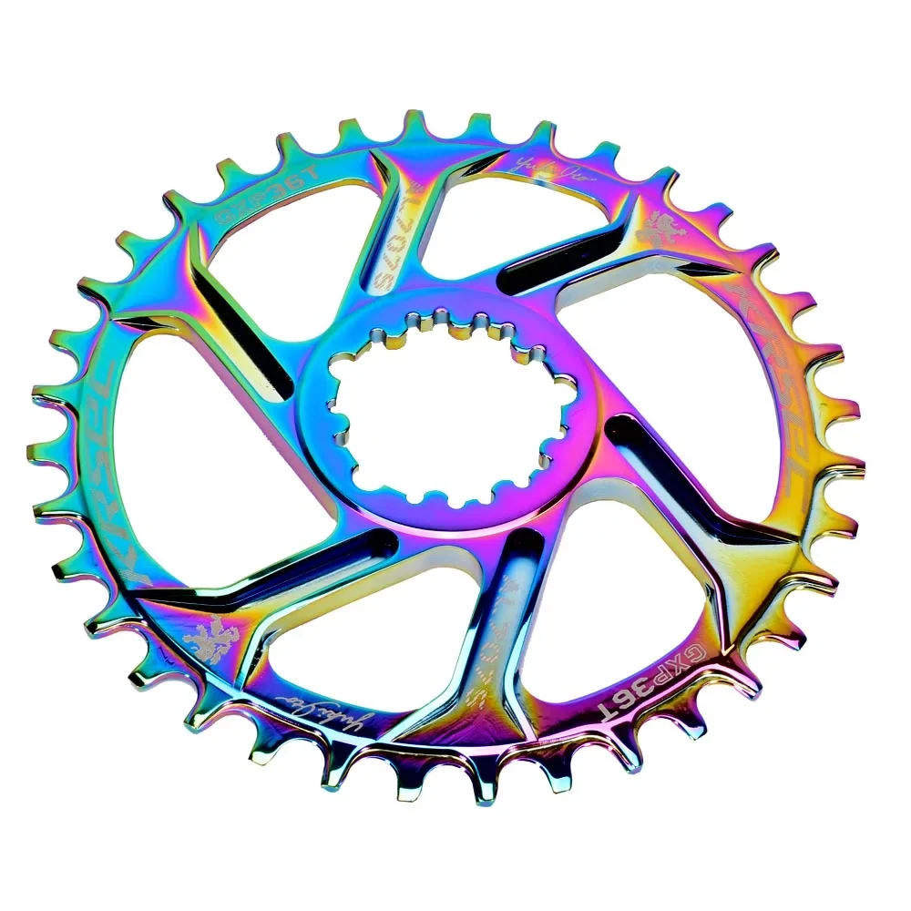 Colorful MTB Bicycle Chainwheel Narrow Wide Chainring 32T 34T 36T 38T For XX1 X9 XO X01 gx Eagle Rainbow NX Crankset - view 2