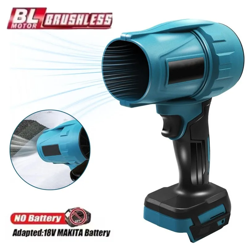 마키타 20V 배터리 호환 에어 블로워 제트 터보 팬 휴대용 강력 팬 고속 에어 더스터 키보드 청소용 헤어카용