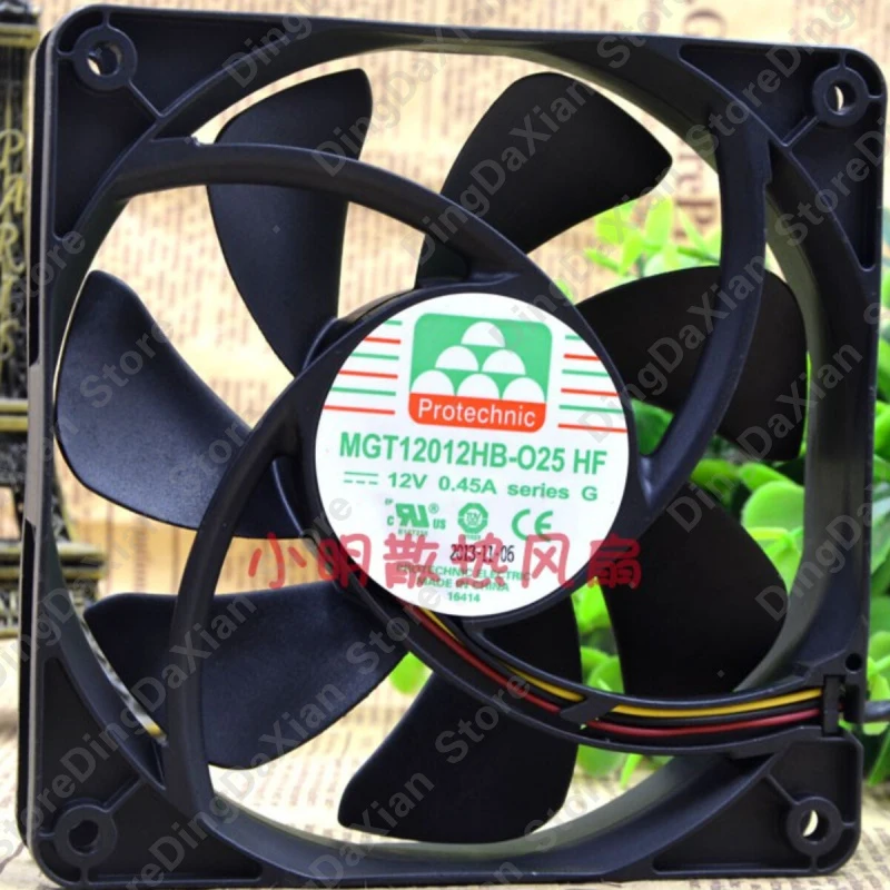 

X For MAGIC MGT12012HB-O25 | 12V 0.45A | 12CM | Mute Industrial Chassis Cooling Fan 1PCS