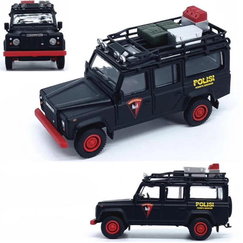 Diecast 1:64 Defender 110 legering automodel statische collectie versierd vakantiegeschenken speelgoed